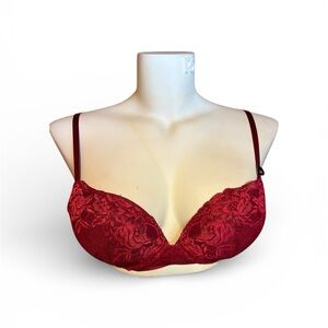 Elegant Magenta Lace Bra by La Senza 38C